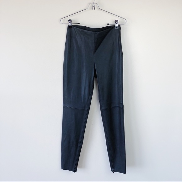 Zara Pants - Zara Black Faux Leather Leggings Size S